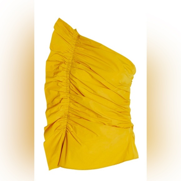 NWT! Ulla Johnson ruffled asymmetric one shoulder ruffled top. Size 2. BRAND NEW - Picture 2 of 7